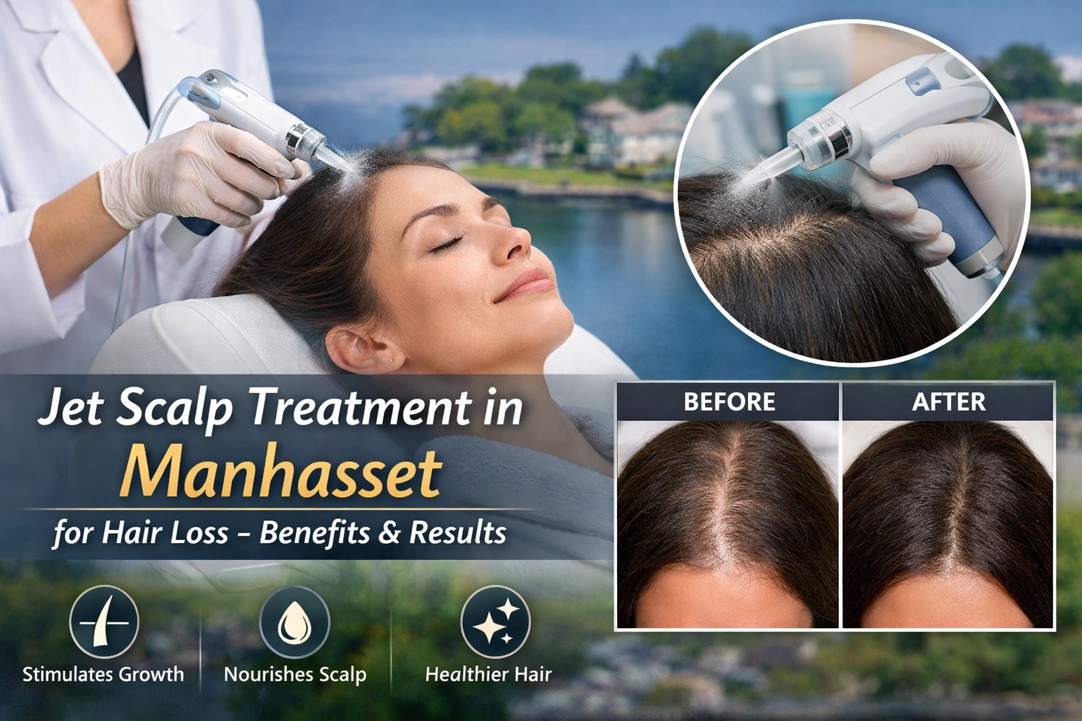 Jet Scalp Treatment in Manhasset for Hair Loss – Benefits & Results